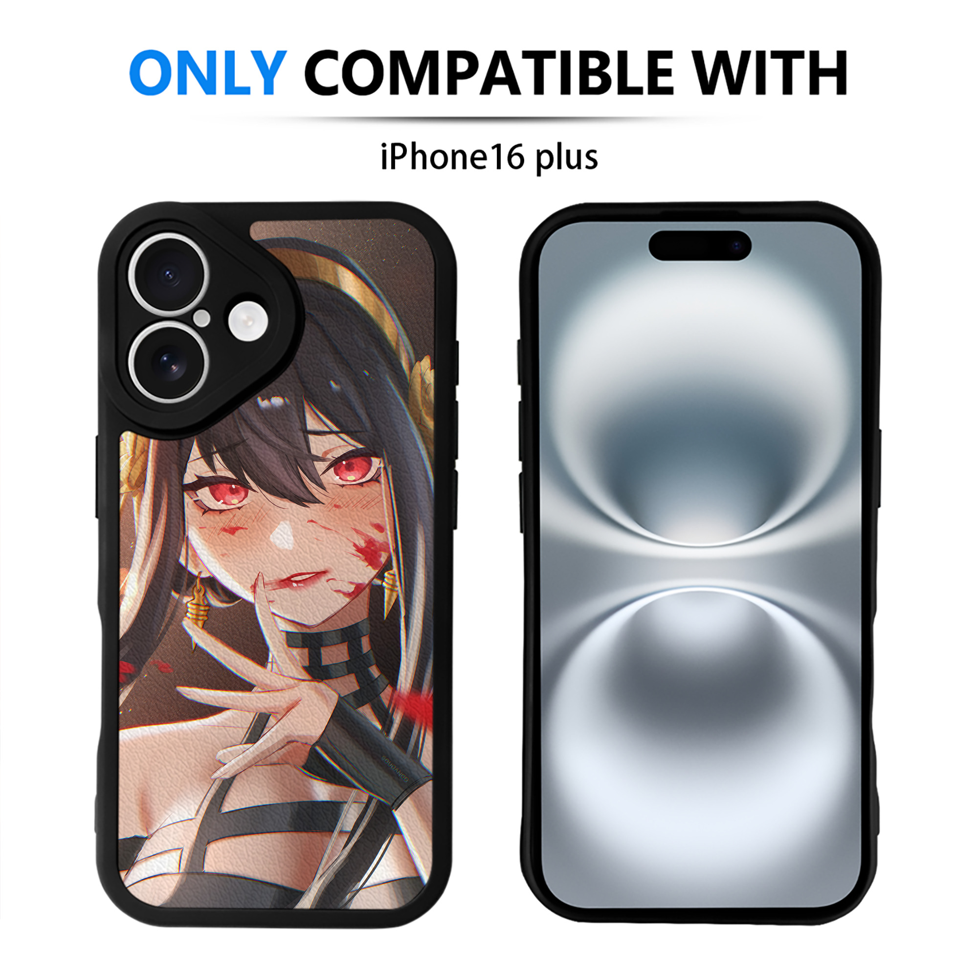 （画像用） SPY×FAMILY间谍家家酒 【iPhone 16シリーズ対応】シリコンスマホケース（レザー調） 材質：シリコン